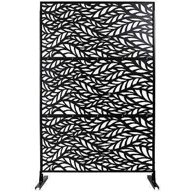 LOVMOR Privacy Screens Freestanding Privacy Fence Panels for Privacy Screens