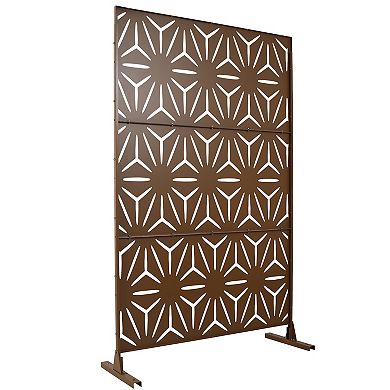 LOVMOR Privacy Screens Freestanding Privacy Fence Panels for Privacy Screens