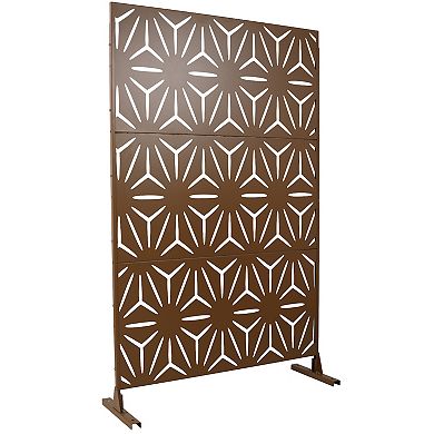 LOVMOR Privacy Screens Freestanding Privacy Fence Panels for Privacy Screens