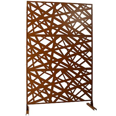 LOVMOR Privacy Screens Freestanding Privacy Fence Panels for Privacy Screens
