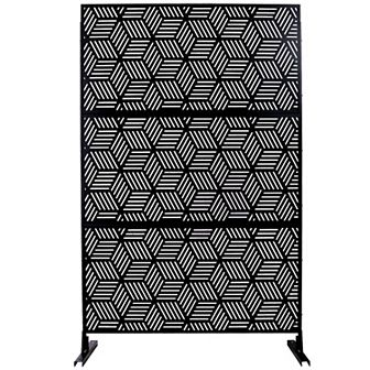 LOVMOR Privacy Screens Freestanding Privacy Fence Panels for Privacy Screens
