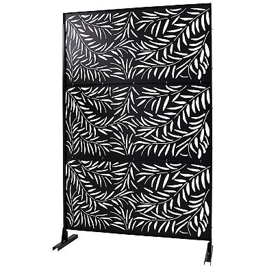 LOVMOR Privacy Screens Freestanding Privacy Fence Panels for Privacy Screens