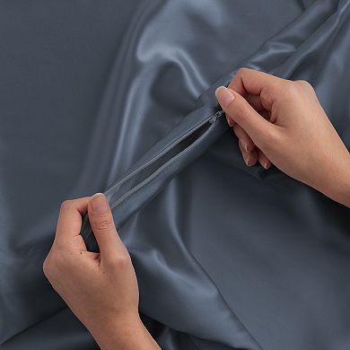 100% Mulberry Silk Pillowcase, Cooling - Reduce Frizz and Wrinkles, 19 Momme, Zippered Enclosure