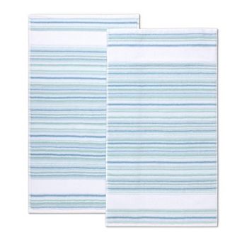Caro Home Coraline 2 pc Striped Hand Towel Set