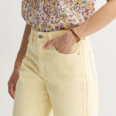 Women's Sonoma Goods For Life High Rise Barrel Ankle Jeans