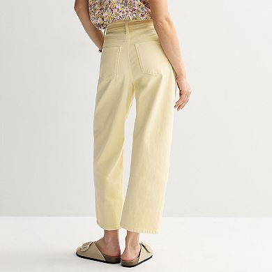 Women's Sonoma Goods For Life High Rise Barrel Ankle Jeans