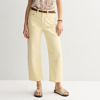 Women's Sonoma Goods For Life® High Rise Barrel Ankle Jeans