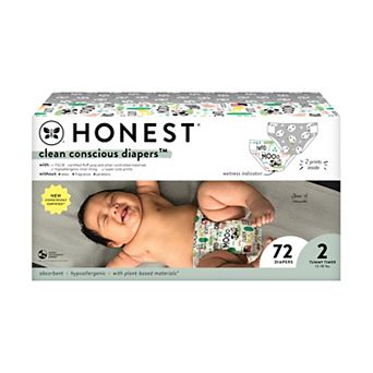 Neutral The Honest Company Pandas + Barnyard Babies Size 2 Diaper Club Box