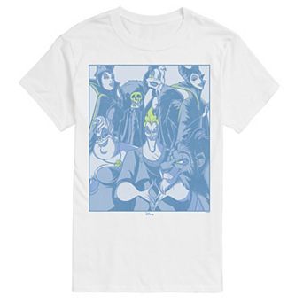 Big & Tall Disney Villains Lineup Graphic Tee