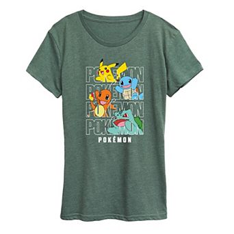 Women's Pokémon Stacked Graphic Tee