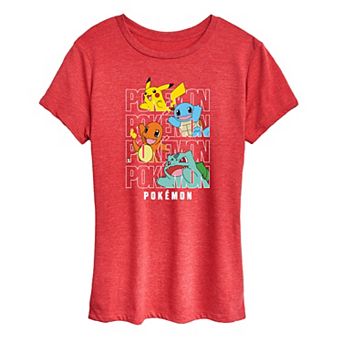 Women's Pokémon Stacked Graphic Tee