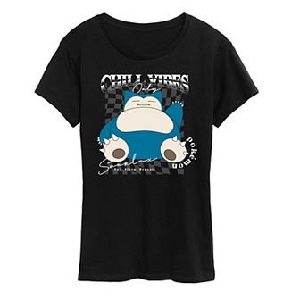 Women's Pokémon Snorlax Chill Vibes Only Graphic Tee