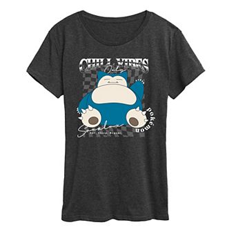 Women's Pokémon Snorlax Chill Vibes Only Graphic Tee