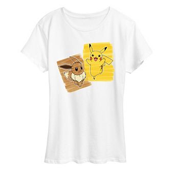 Women's Pokémon Pikachu & Eevee Graphic Graphic Tee