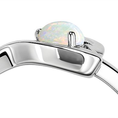 Luna Mia Sterling Silver Gemstone Heart Ring