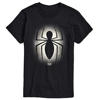 Big & Tall Marvel Spider-Man Symbol Spray Graphic Tee