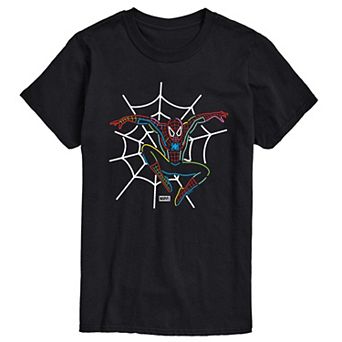 Big & Tall Marvel Spider-Man Neon Graphic Tee