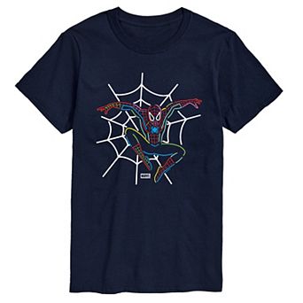 Big & Tall Marvel Spider-Man Neon Graphic Tee