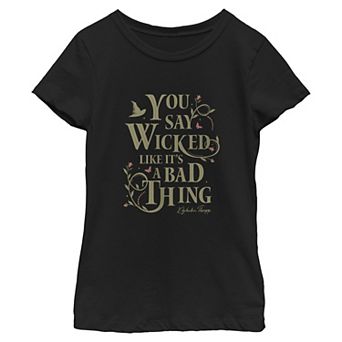 Girls 7-16 Wicked For Good Wicked Like It's A Bad Thing Graphic Tee