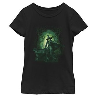 Girls 7-16 Wicked For Good Elphaba Short Sleeve Crew Graphic Tee
