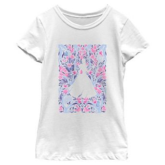 Girls 7-16 Wicked For Good Glinda Floral Print Short Sleeve Graphic Tee