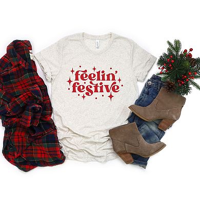 Whimsical Feelin Festive - Women's Short Sleeve Graphic T-Shirt