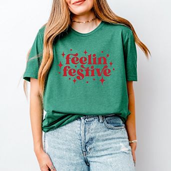 Whimsical Feelin Festive - Women's Short Sleeve Graphic T-Shirt