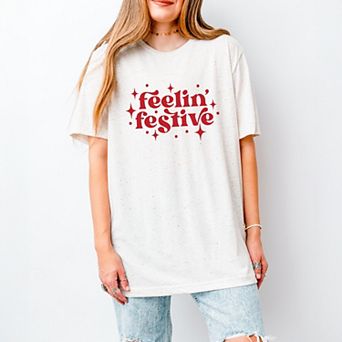 Whimsical Feelin Festive - Women's Short Sleeve Graphic T-Shirt
