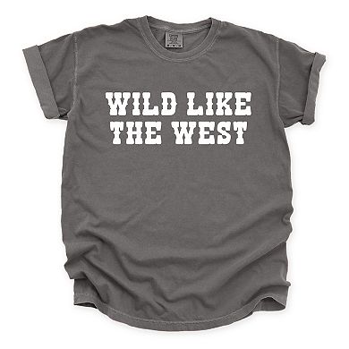 Simply Sage Market Wild Like The West Garment Dyed Tee