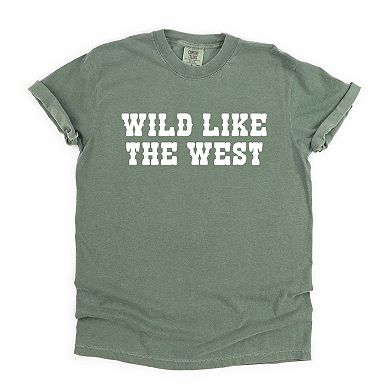 Simply Sage Market Wild Like The West Garment Dyed Tee