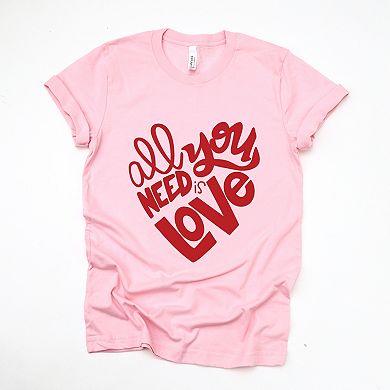 Simply Sage Market All You Need Is Love Short Sleeve Tee