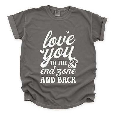 Simply Sage Market To The End Zone And Back Garment Dyed Tee