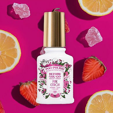 Poo-Pourri 2-oz. Pink Citron Before-You-Go Toilet Spray Essential Oil Blend