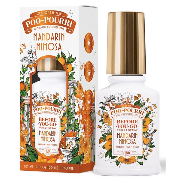 Poo-Pourri 2-oz. Mandarin Mimosa Limited Scent of the Year Toilet