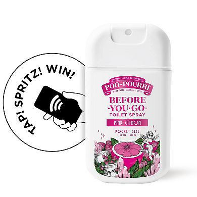Poo-Pourri Before You Go Pink Citron Pocket Sprayer