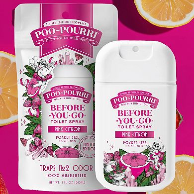 Poo-Pourri Before You Go Pink Citron Pocket Sprayer