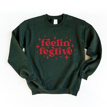 Whimsical Feelin Festive - Women's Graphic Sweatshirt
