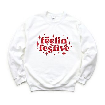 Whimsical Feelin Festive - Women's Graphic Sweatshirt