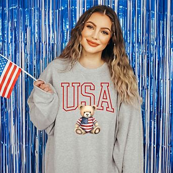 Simply Sage Market USA Bear Sweatshirt