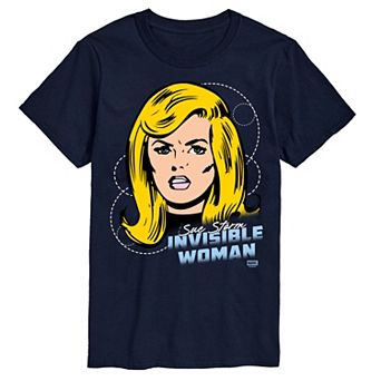Big & Tall Marvel The Fantastic Four: First Steps Sue Storm Invisible Woman Graphic Tee