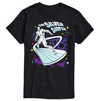 Big & Tall Marvel The Fantastic Four: First Steps Silver Surfer Graphic Tee