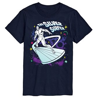 Big & Tall Marvel The Fantastic Four: First Steps Silver Surfer Graphic Tee