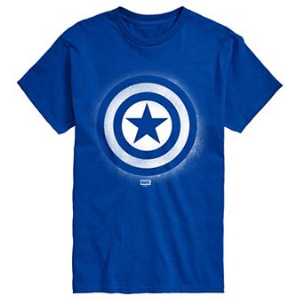 Big & Tall Marvel Captain America Logo Graphic Tee