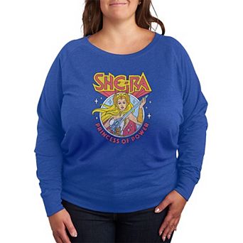 Plus Size She-Ra Princess Of Power French Terry Long Sleeve Tee