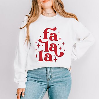 Whimsical Fa La La - Womens Sweatshirt