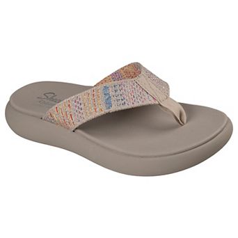 Skechers® Asana Luxe Braided Women's Cushioned Thong Sandals