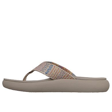 Skechers® Asana Luxe Braided Women's Cushioned Thong Sandals