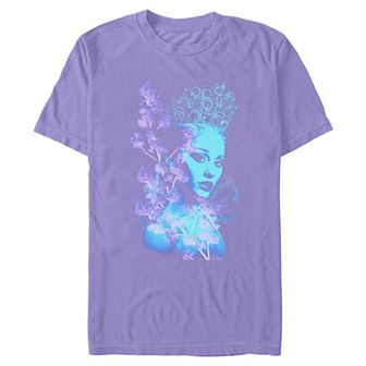 Men's Wicked For Good Glinda Floral Portrait Graphic Tee