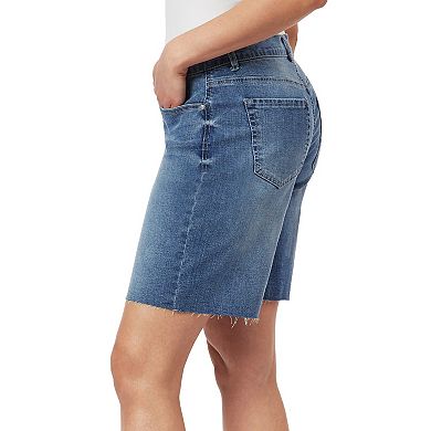 Juniors' WallFlower Tomboy Insta Stretch Low Rise Bermuda Shorts