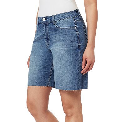 Juniors' WallFlower Tomboy Insta Stretch Low Rise Bermuda Shorts